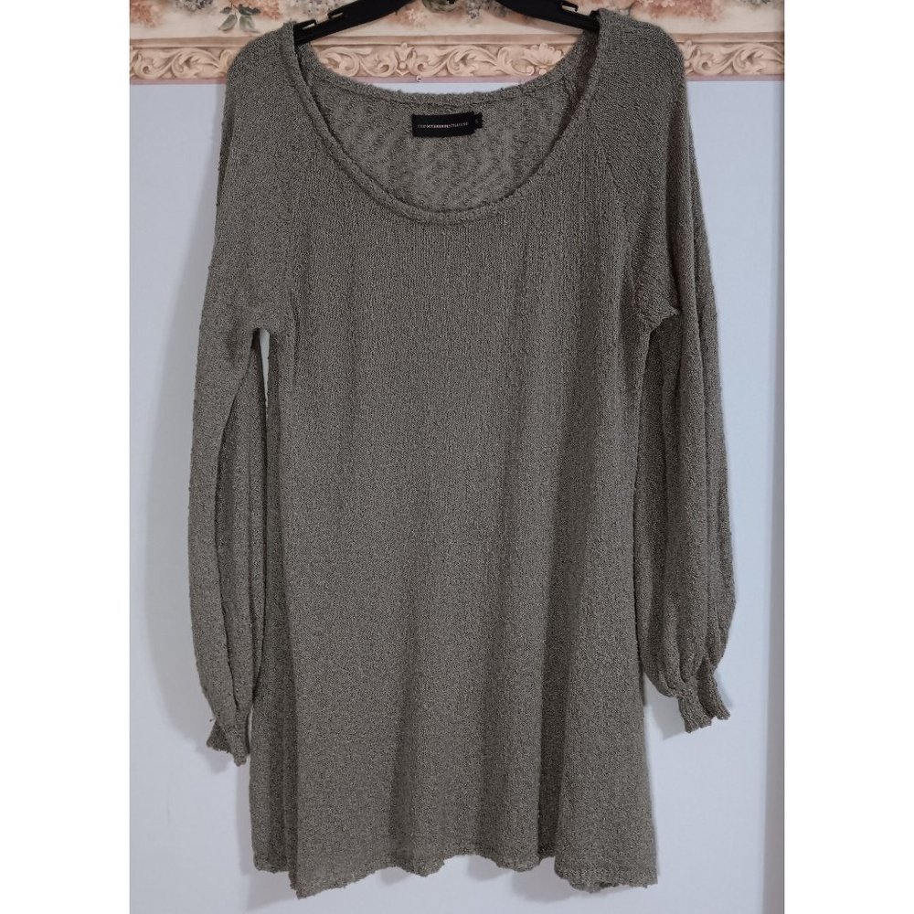 Eternal Sunshine Creations Small Taupe Beach Boho Gypsy Casual Mini Travel Dress